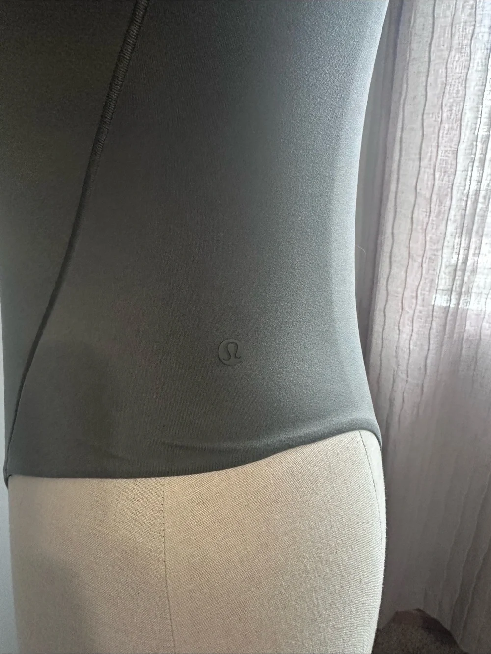 Lululemon Wundermost Square-Neck Olive Bodysuit